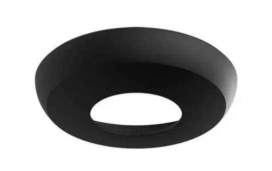 B.E.G. 93087 Abdeckring PD3N Unterputz | tiefschwarz matt