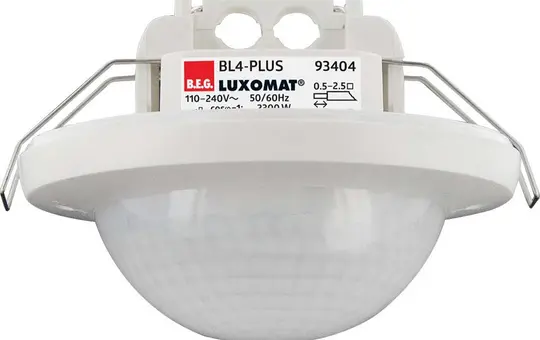 B.E.G. 93404 LUXOMAT Deckenbewegungsmelder BL4 PLUS Deckeneinbau | weiß