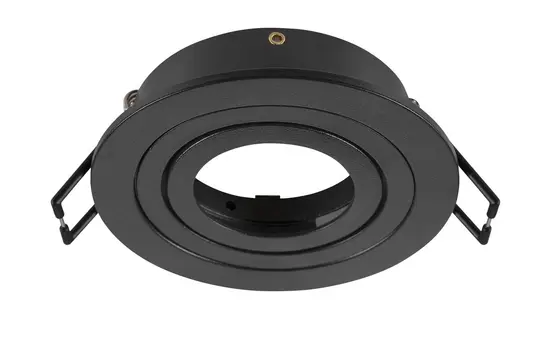 SLV 1007343 Deckeneinbauring rund IP20 NEW TRIA 75 1-fach | schwarz