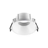 SLV 1007489 Deckeneinbauring rund IP20 NEW TRIA 75 1-fach, zurückgesetzt m. Kragen | weiß