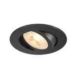 SLV 1007369 Deckeneinbauleuchte rund IP20 NEW TRIA 68 max. 10 W | schwarz