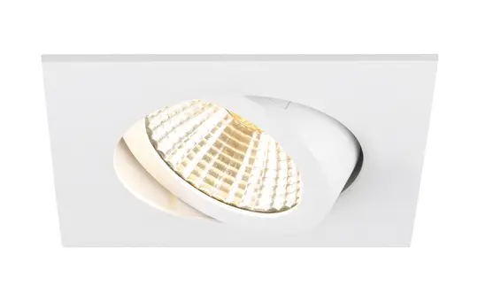 SLV 1007427 Deckeneinbauleuchte eckig IP20 NEW TRIA 68 11 W, 1800-3000 K, 38° | weiß