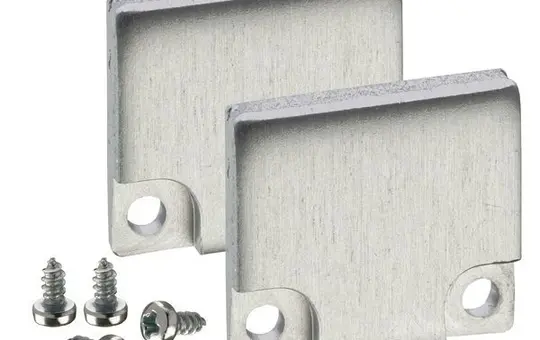 BARTHELME 62398613 Endkappe für BARdolino hoch, Aluminium, inkl. 4 Schrauben