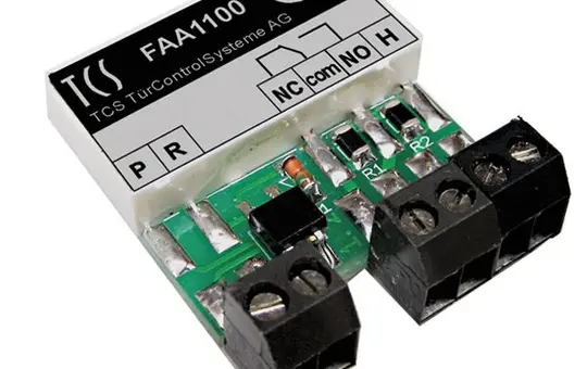 TCS FAA1100-0600 Türöffner-Relais Einbau