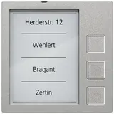 TCS AMI10913-0010 Tastenmodul AMI 3 Tasten | silber