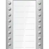 TCS AVA430224-0010 IP Video Außenstation AP PRO PES 24 Tasten, 2 Spalte | silber