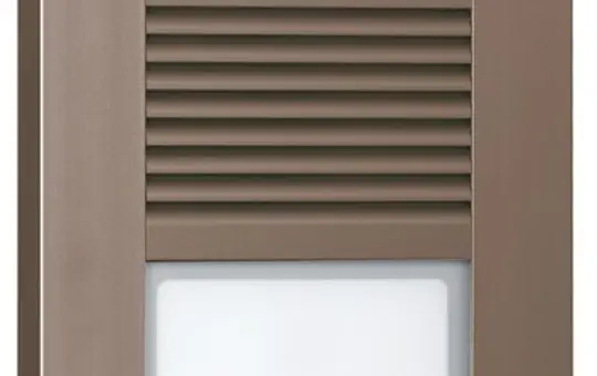 TCS AVD14013-0012 Video Außenstation Kamera AVD 1 Taste rechtsbündig | bronze