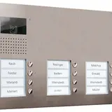 TCS AVU16120-0030 Video Außenstation UP AVU 12 Tasten rechtsbündig, 3-spaltig | edelstahl