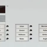TCS AVU16120-0010 Video Außenstation UP AVU 12 Tasten rechtsbündig, 3-spaltig | silber