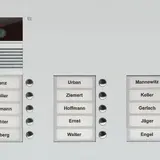 TCS AVU16150-0010 Video Außenstation UP AVU 15 Tasten rechtsbündig, 3-spaltig | silber