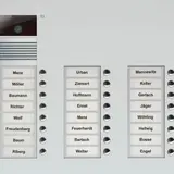 TCS AVU16240-0010 Video Außenstation UP AVU 24 Tasten rechtsbündig, 3-spaltig | silber