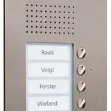 TCS AVU14060-0030 Video Außenstation UP AVU 6 Tasten rechtsbündig, 1-spaltig | edelstahl