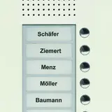 TCS AVU14080-0019 Video Außenstation UP AVU 8 Tasten rechtsbündig, 1-spaltig | weiß