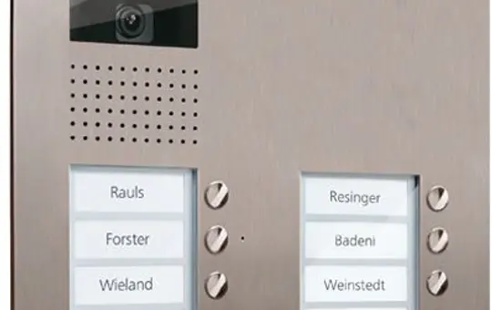 TCS AVU15080-0030 Video Außenstation UP AVU 8 Tasten rechtsbündig, 2-spaltig | edelstahl