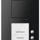 TCS CAE1002-0156 Audio Außenstation AP Carus IRIS 2 Tasten rechtsbündig, AP | schwarz