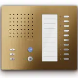 TCS CAI1100-0151 Audio Innenstation Carus ADAPTO 10 Tasten, Aufputz | bronze