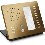 TCS CAI1110-0151 Audio Innenstation Carus ADAPTO 10 Tasten, Tischgerät | bronze
