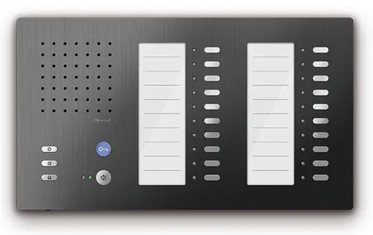 TCS CAI1200-0156 Audio Innenstation Carus ADAPTO 20 Tasten, Aufputz | schwarz