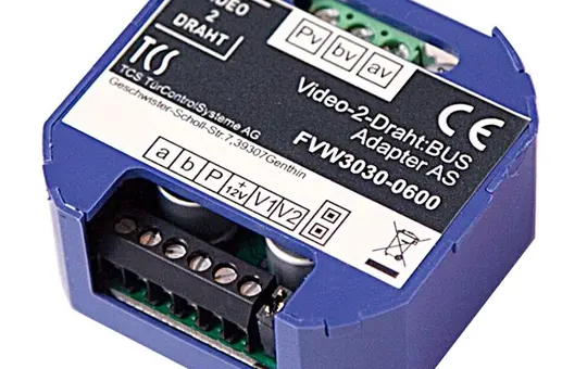 TCS FVW3030-0600 Video-2-Draht:BUS-Adapter Standard