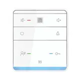 TCS ISW6010-0145 Audio Innenstation TASTA PRO mit 6 Tasten SDI | weiß