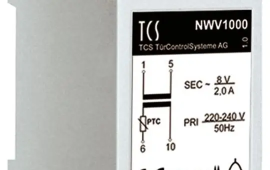 TCS NWV1000-0400 Klingeltransformator 2 A, Wechselspannung