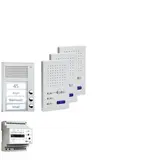 TCS PPAF03-EN/02 Audio-Set Außenstation AP PAK 3 WE, 3 Tasten, 3 Freispr. ISW3030