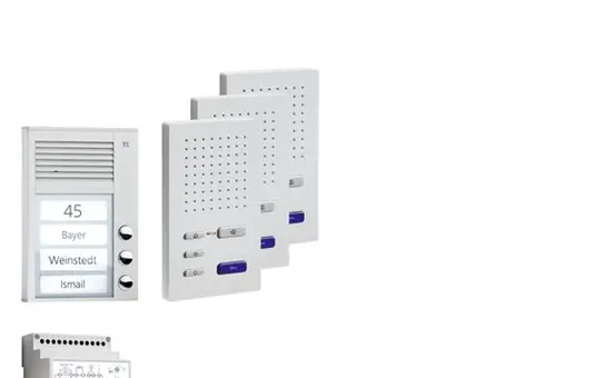 TCS PPAF03-EN/02 Audio-Set Außenstation AP PAK 3 WE, 3 Tasten, 3 Freispr. ISW3030