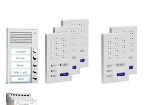 TCS PPAF05-EN/02 Audio-Set Außenstation AP PAK 5 WE, 5 Tasten, 5 Freispr. ISW3030