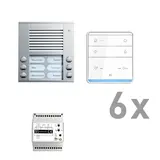 TCS PAAF062/003 Audio-Set Außenstation AP PES 6 WE, 6 Tasten, 6 Freispr. ISW6010