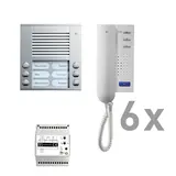 TCS PAAH062/001 Audio-Set Außenstation AP PES 6 WE, 6 Taten, 6 Telefone