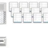 TCS PPAF12-EN/01 Audio-Set Außenstation AP PES 12 WE, 12 Tasten, 12 Freispr. ISW6010