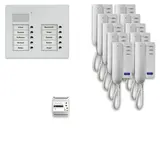 TCS PPU10/2-EN/02 Audio-Set Außenstation UP PUK 10 WE, 10 Tasten 2-spaltig, 10 Telefone