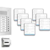 TCS PPUF07-EN/01 Audio-Set Außenstation UP PUK 7 WE, 7 Tasten, 7 Freispr. ISW6010