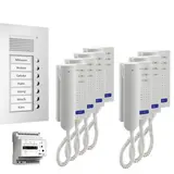 TCS PPU07-EN/02 Audio-Set Außenstation UP PUK 7 WE, 7 Tasten, 7 Telefone