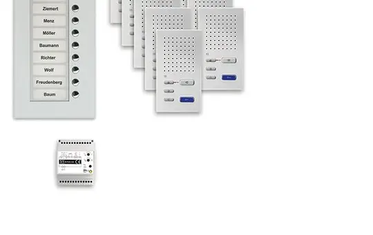 TCS PPUF09-EN/02 Audio-Set Außenstation UP PUK 9 WE, 9 Tasten, 9 Freispr. ISW3030