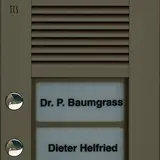 TCS PDS02-EB/04 Audio Außenstation PDS 2 Tasten linksbündig | bronze