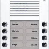 TCS PES10-WS/04 Audio Außenstation AP PES 10 Tasten rechts linksbündig | weiß