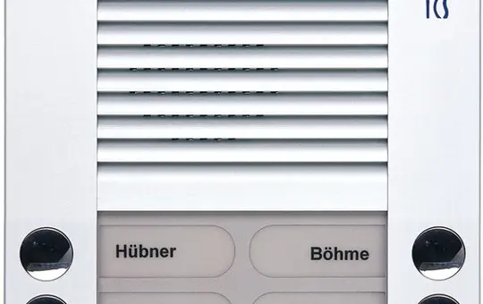 TCS PES04-WS/04 Audio Außenstation AP PES 4 Tasten rechts linksbündig | weiß