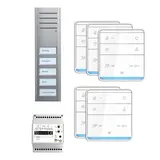 TCS PSX2350-0000 Audio-Set Außenstation ASX für 5 Wohneinheit,5 Tasten,5 Freispr.