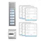 TCS PSX2360-0000 Audio-Set Außenstation ASX für 6 Wohneinheit,6 Tasten,6 Freispr.
