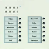 TCS PUK12/2-WS Audio Außenstation UP PUK 12 Tasten rechtsbündig, 2-spaltig | weiß