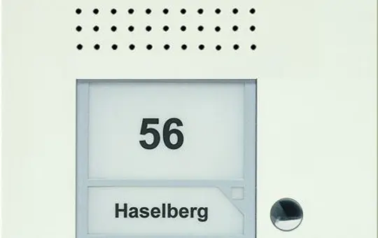 TCS PUK02/1-WS Audio Außenstation UP PUK 2 Tasten rechtsbündig, 1-spaltig | weiß