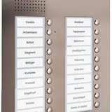 TCS PUK20/2-ES Audio Außenstation UP PUK 20 Tasten rechtsbündig, 2-spaltig | edelstahl