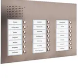 TCS PUK21/3-ES Audio Außenstation UP PUK 21 Tasten rechtsbündig, 3-spaltig | edelstahl