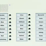 TCS PUK24/3-WS Audio Außenstation UP PUK 24 Tasten rechtsbündig, 3-spaltig | weiß