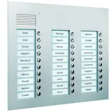 TCS PUK30/3-EN Audio Außenstation UP PUK 30 Tasten rechtsbündig, 3-spaltig | silber