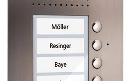 TCS PUK05/1-ES Audio Außenstation UP PUK 5 Tasten rechtsbündig, 1-spaltig | edelstahl