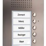 TCS PUK06/1-ES Audio Außenstation UP PUK 6 Tasten rechtsbündig, 1-spaltig | edelstahl