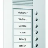 TCS PUK07/1-EN Audio Außenstation UP PUK 7 Tasten rechtsbündig, 1-spaltig | silber