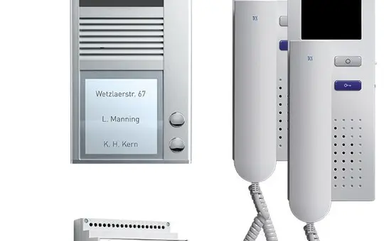 TCS PVC1420-0010 Video-Set Außenstation AP AVC 2 WE, 2 Tasten, 2 Telefone